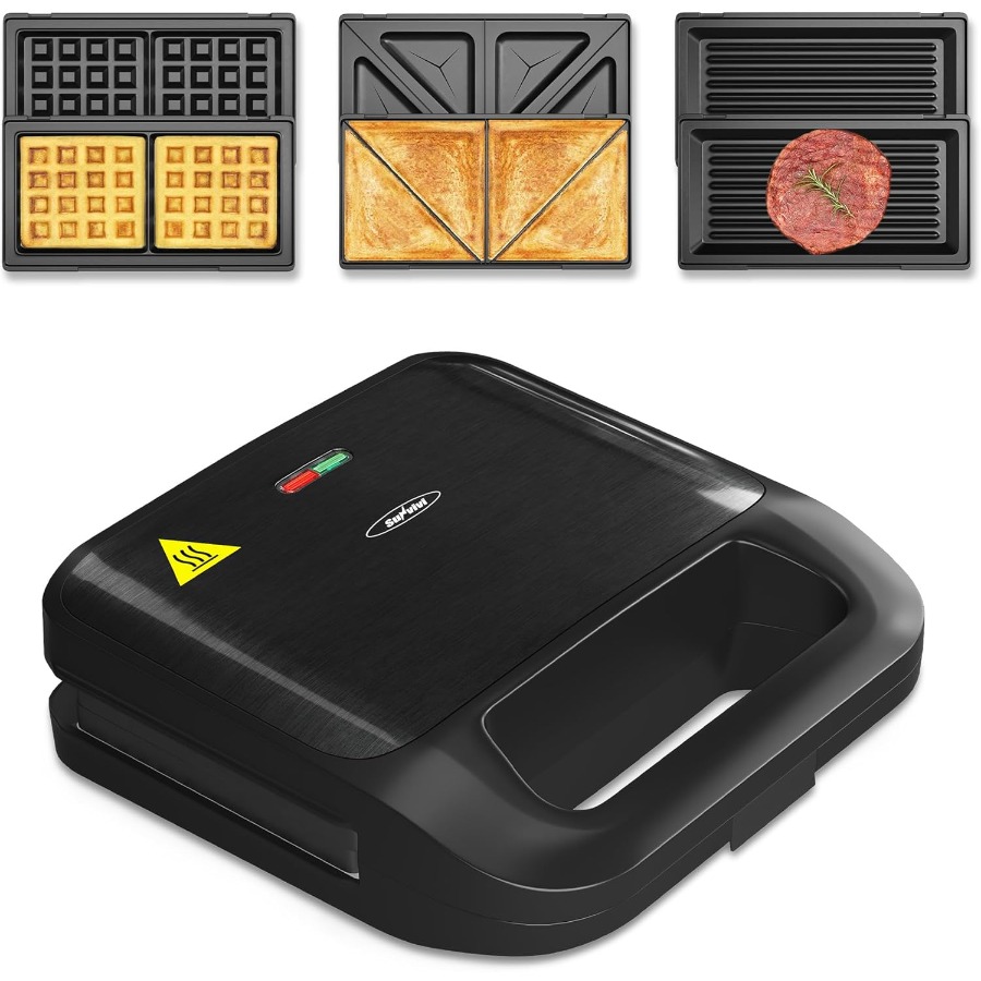 Sandwich Press Panini - 3 in 1 Sandwich Maker Panini