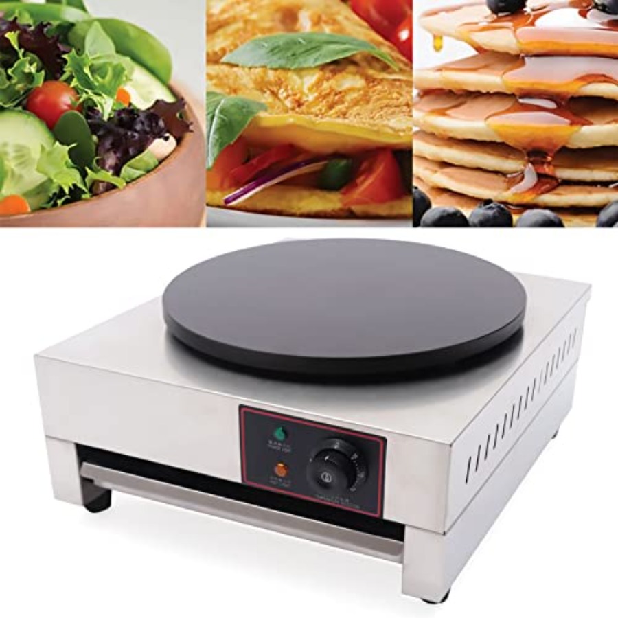 Crepe Maker Griddle - 1.7kw Crepe Maker 15.75 Pancake Griddle