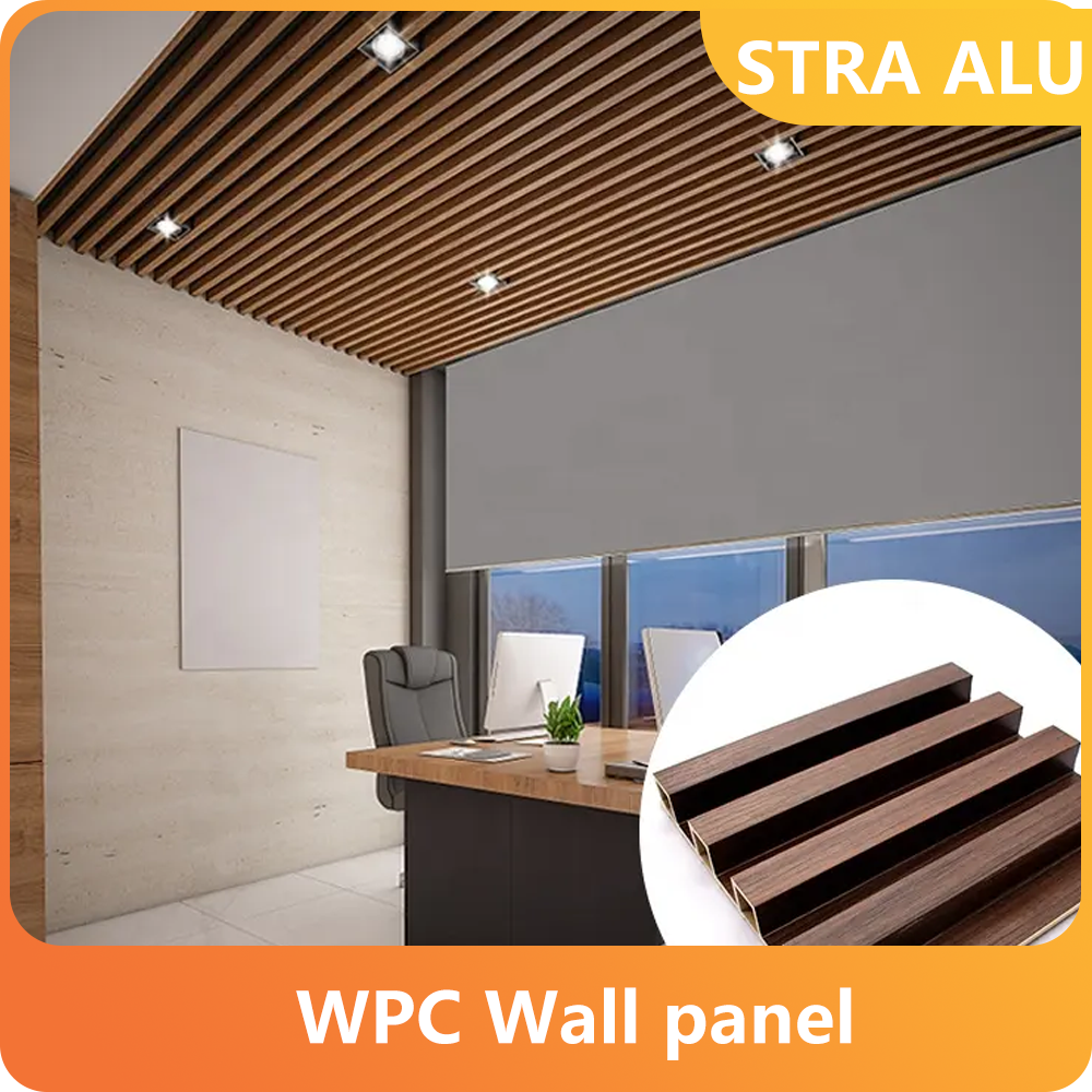 Commercial Kitchen Wall Panel - wood look WPC wall panel Waterproof