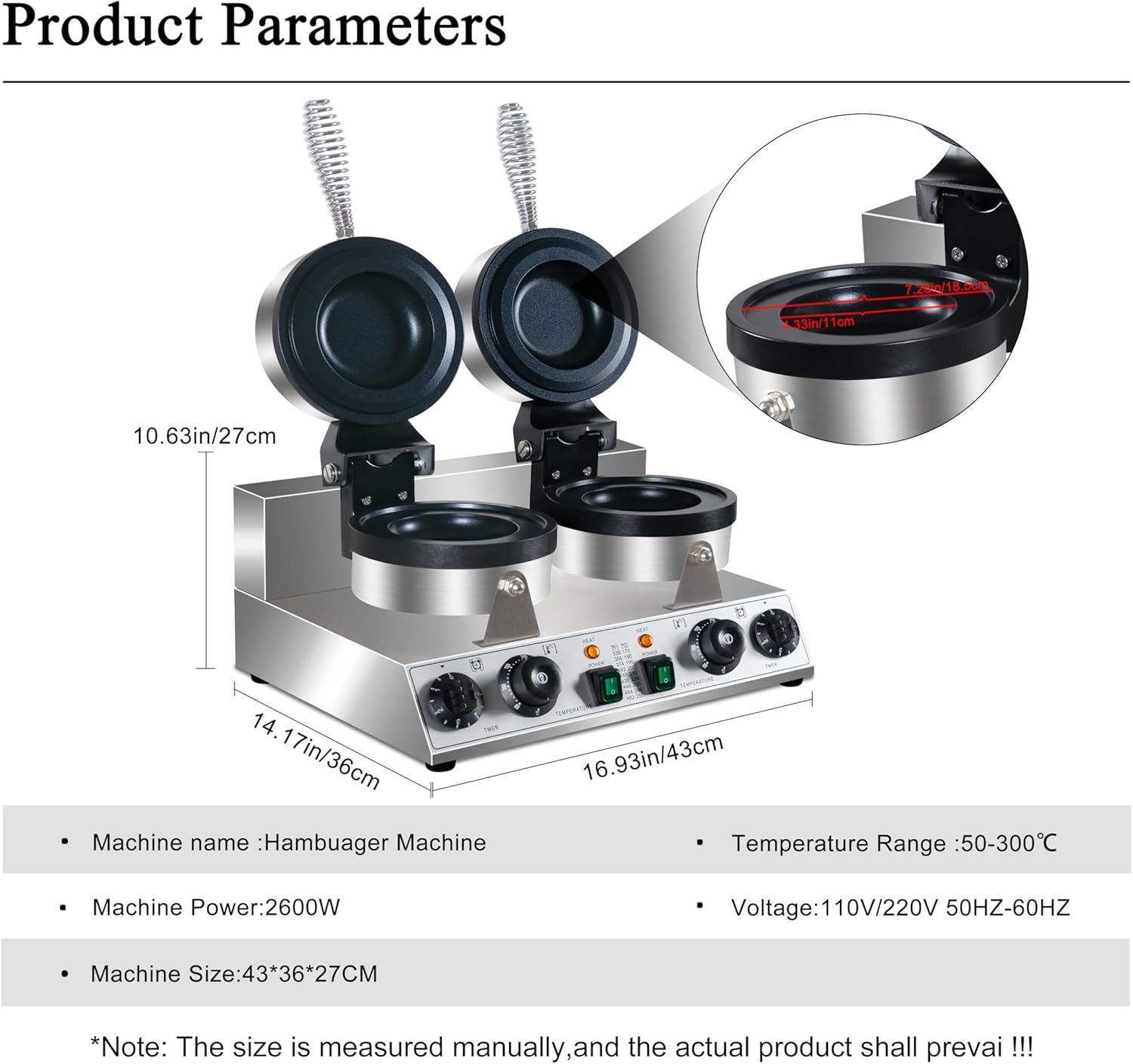 Double UFO Burger Maker, Non-s - Sandwich Press Panini avis et prix