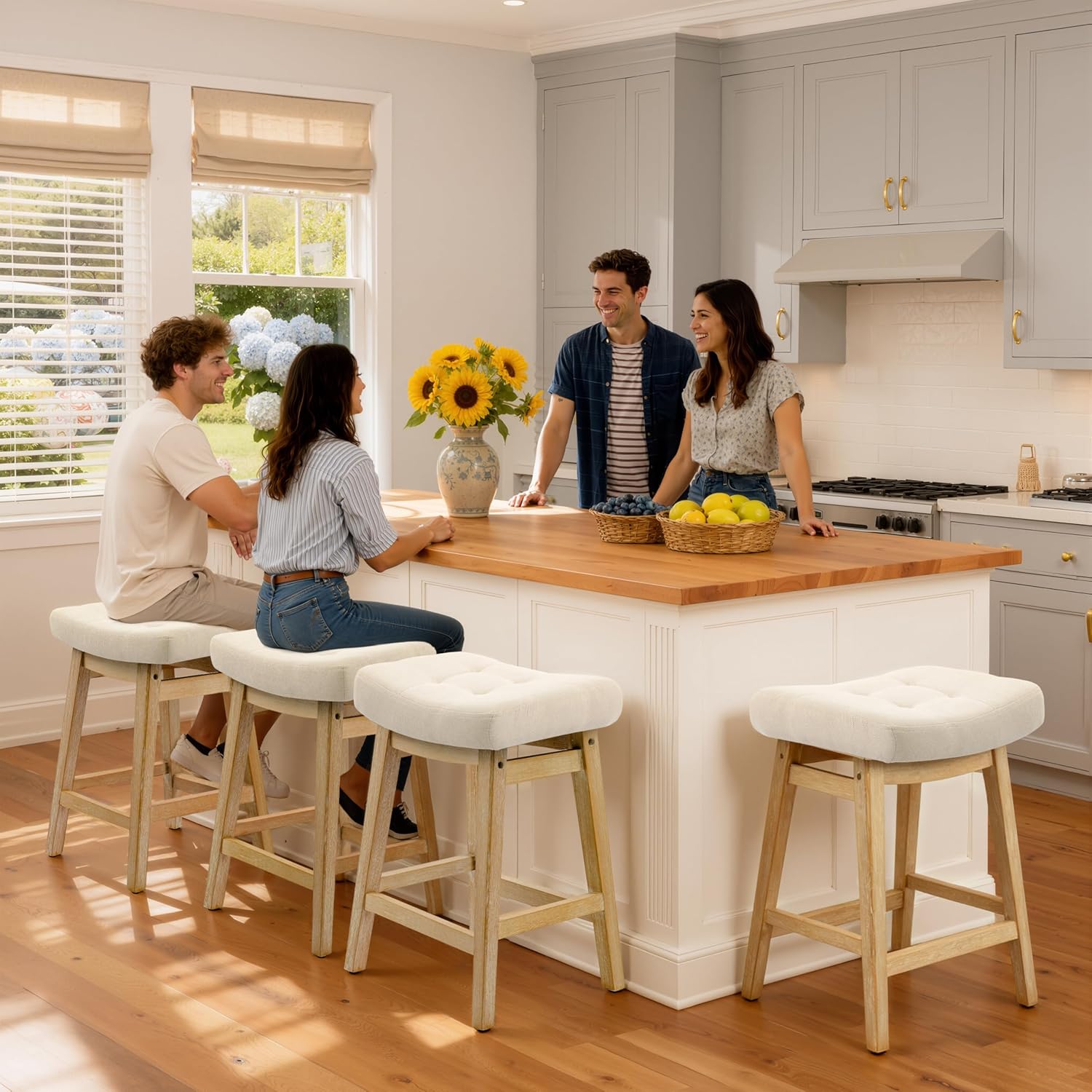 Counter Height Bar Stools Set  - Commercial Kitchen Island avis et prix