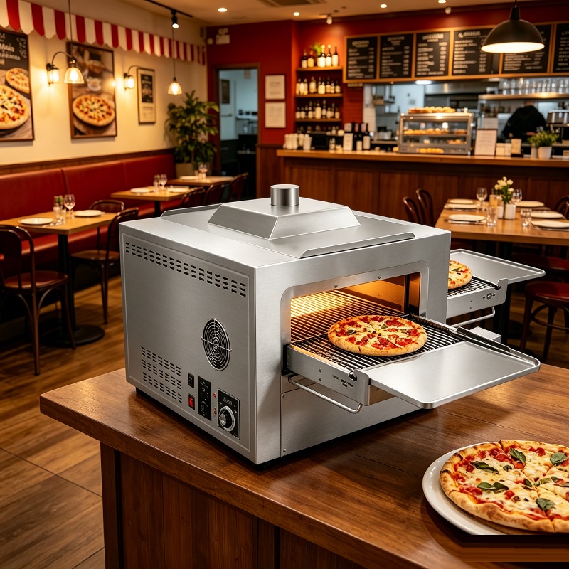 Commercial Gas Pizza Oven with - Pizza Conveyor Oven avis et prix