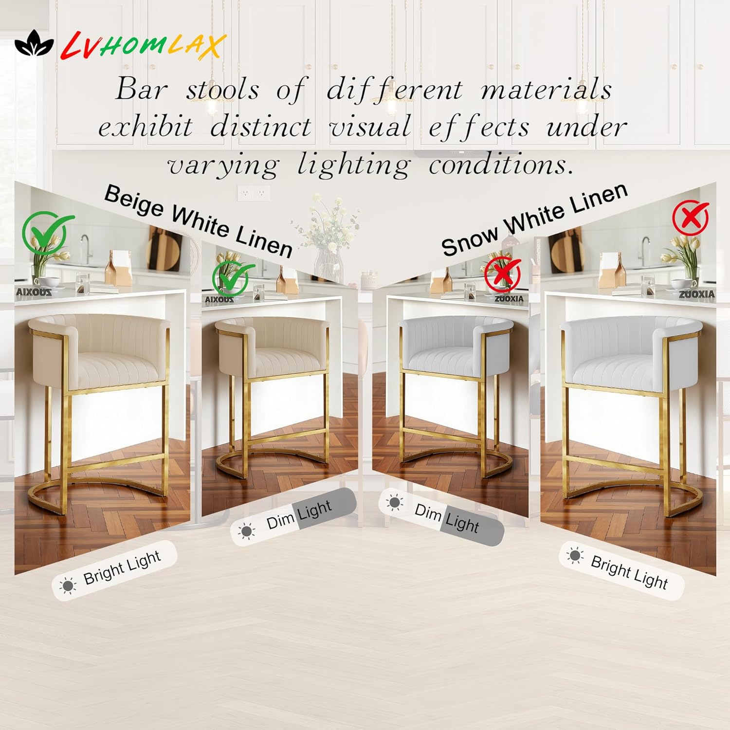 26in Upholstered Counter Heigh - Commercial Kitchen Island avis et prix