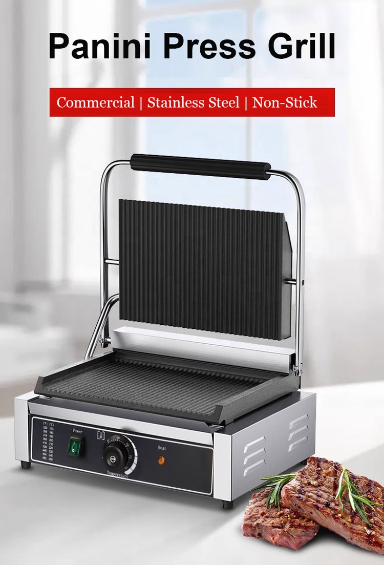 Non-stick Electric Griddle Bar - Sandwich Press Panini avis et prix