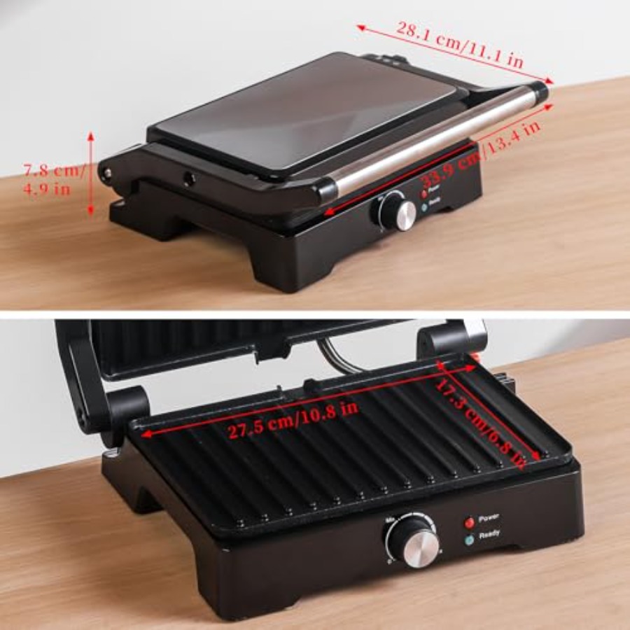 Large Electric 3in1 Panini Pre - Sandwich Press Panini avis et prix