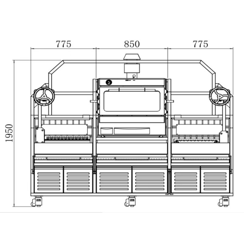 Commercial Vertical Kebab Broi - Commercial Kitchen Broiler avis et prix