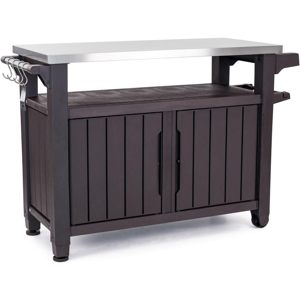 Outdoor Rolling Table Cart for - Commercial Kitchen Island avis et prix