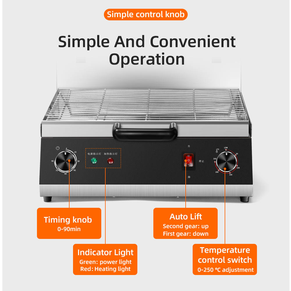 Commercial electric lifting br - Commercial Kitchen Broiler avis et prix