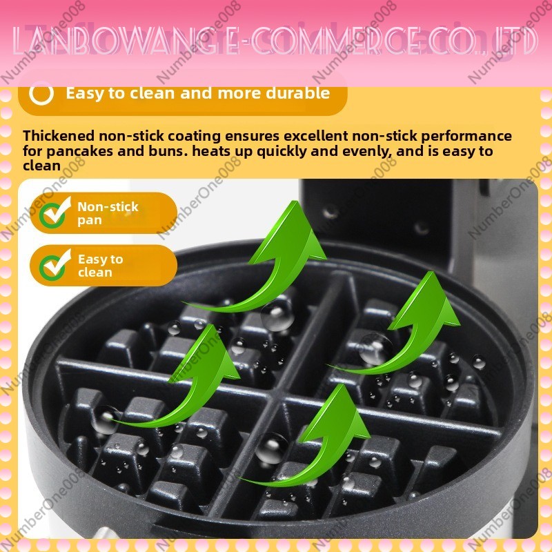 Rotating Waffle Maker Griddle  - Crepe Maker Griddle avis et prix