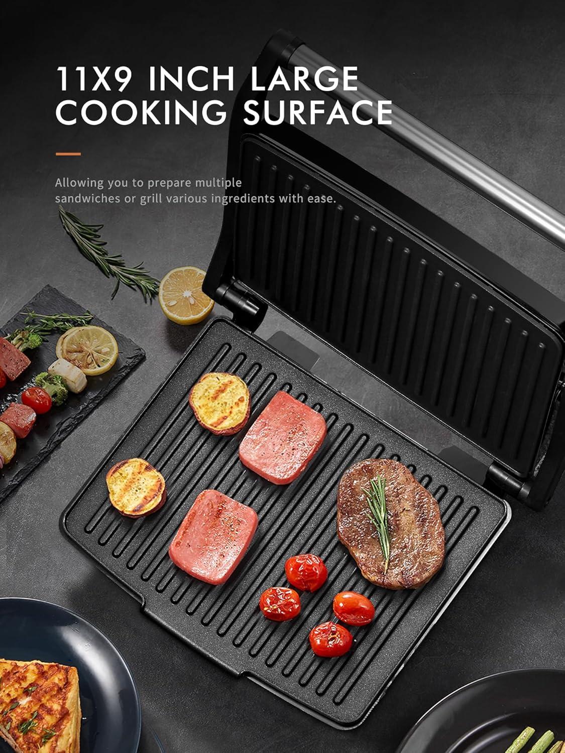 Panini Press Grill, Gourmet Sa - Sandwich Press Panini avis et prix