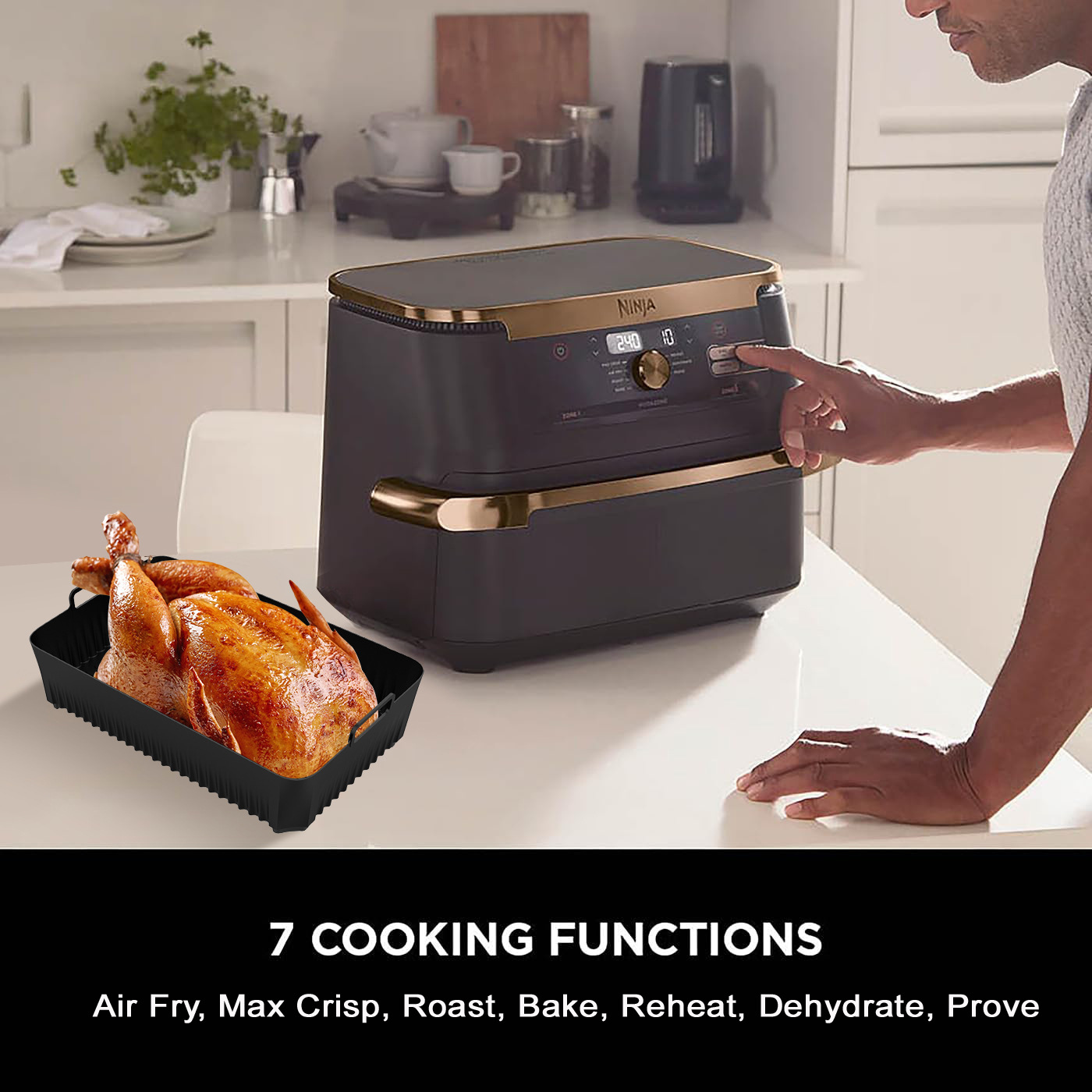 Air Fryer Tray Silicone Mold F - Pizza Conveyor Oven avis et prix