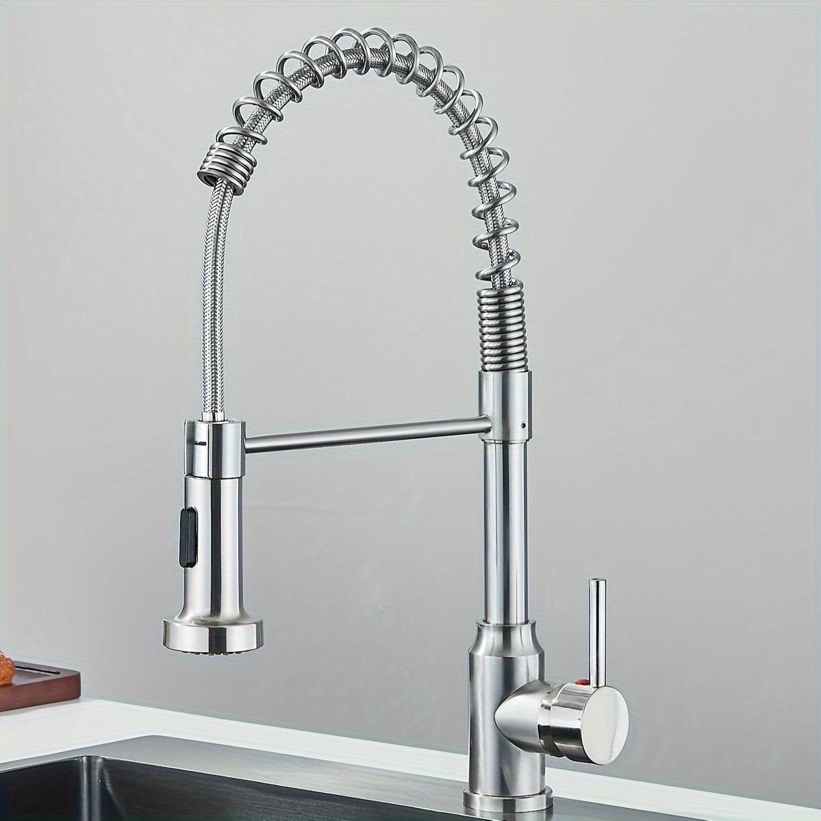 Matte Black Kitchen Faucet Fea - Commercial Kitchen Tap With Spray avis et prix