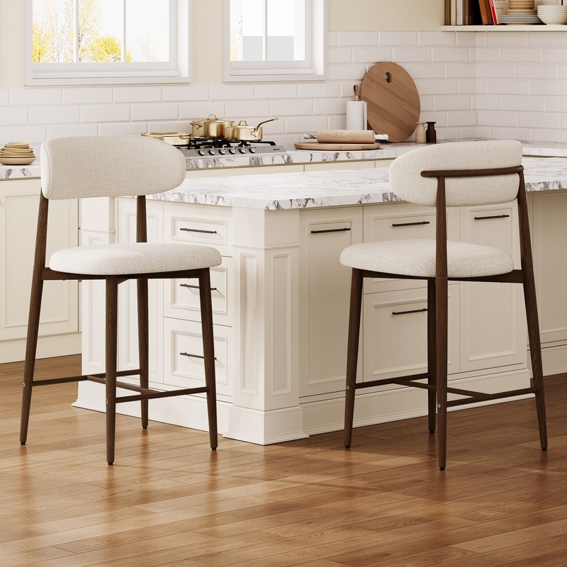 Modern Upholstered Counter Sto - Commercial Kitchen Island avis et prix