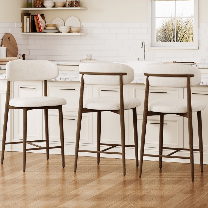 Modern Upholstered Counter Sto - Commercial Kitchen Island avis et prix