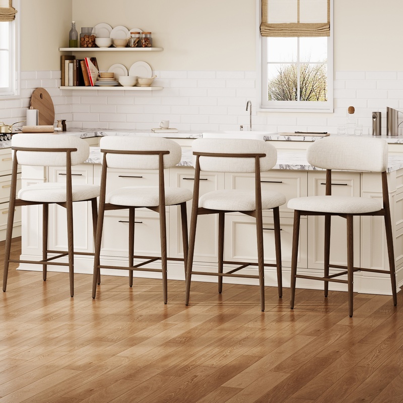 Modern Upholstered Counter Sto - Commercial Kitchen Island avis et prix