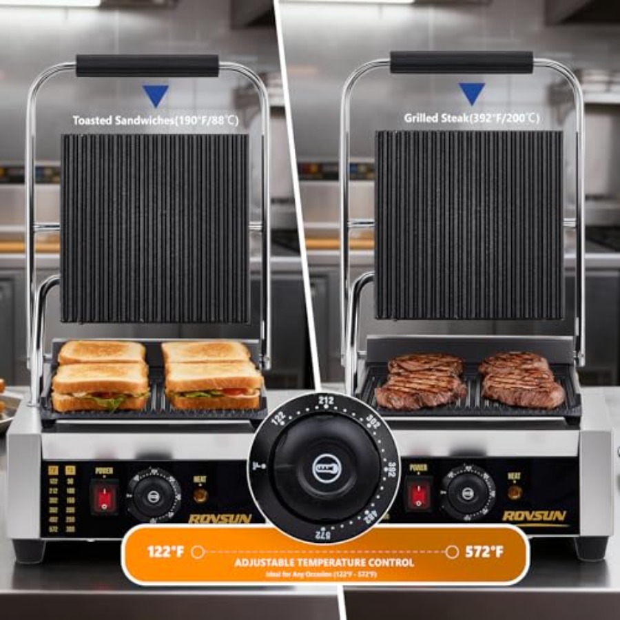 811 Commercial Panini Press Gr - Sandwich Press Panini avis et prix