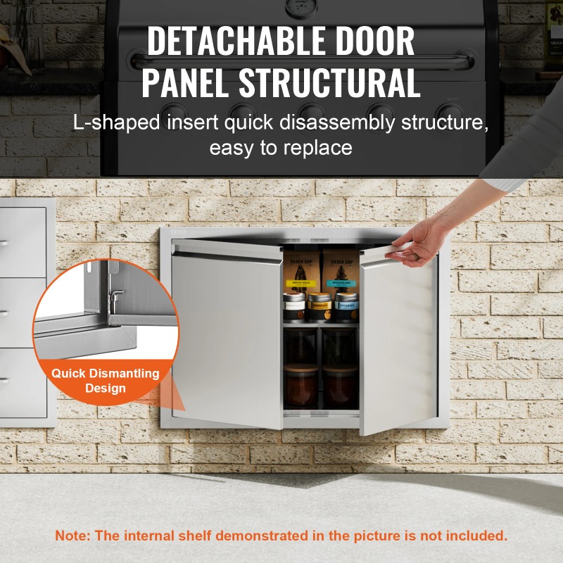 BBQ Access Door Stainless Stee - Commercial Kitchen Wall Panel avis et prix